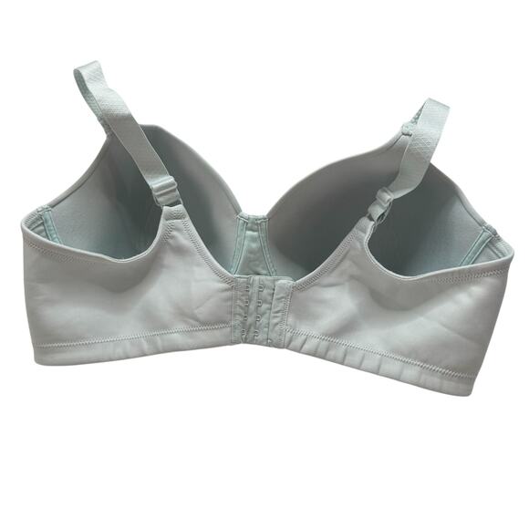 VANITY FAIR Beauty Back Full Figure Wireless Smoothing Bra Light Blue 40D #71380 - Picture 2 of 5